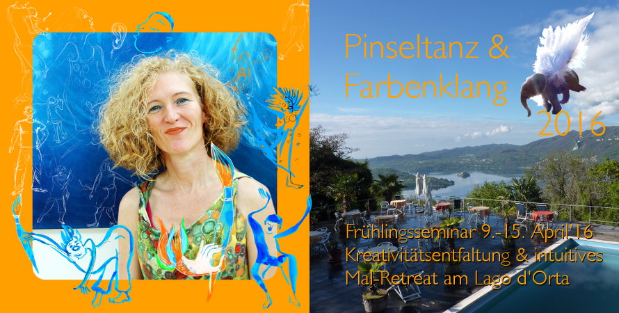 Fruehlingsseminar PinseltanzFarbenklang Ompio 09-15 April 2016